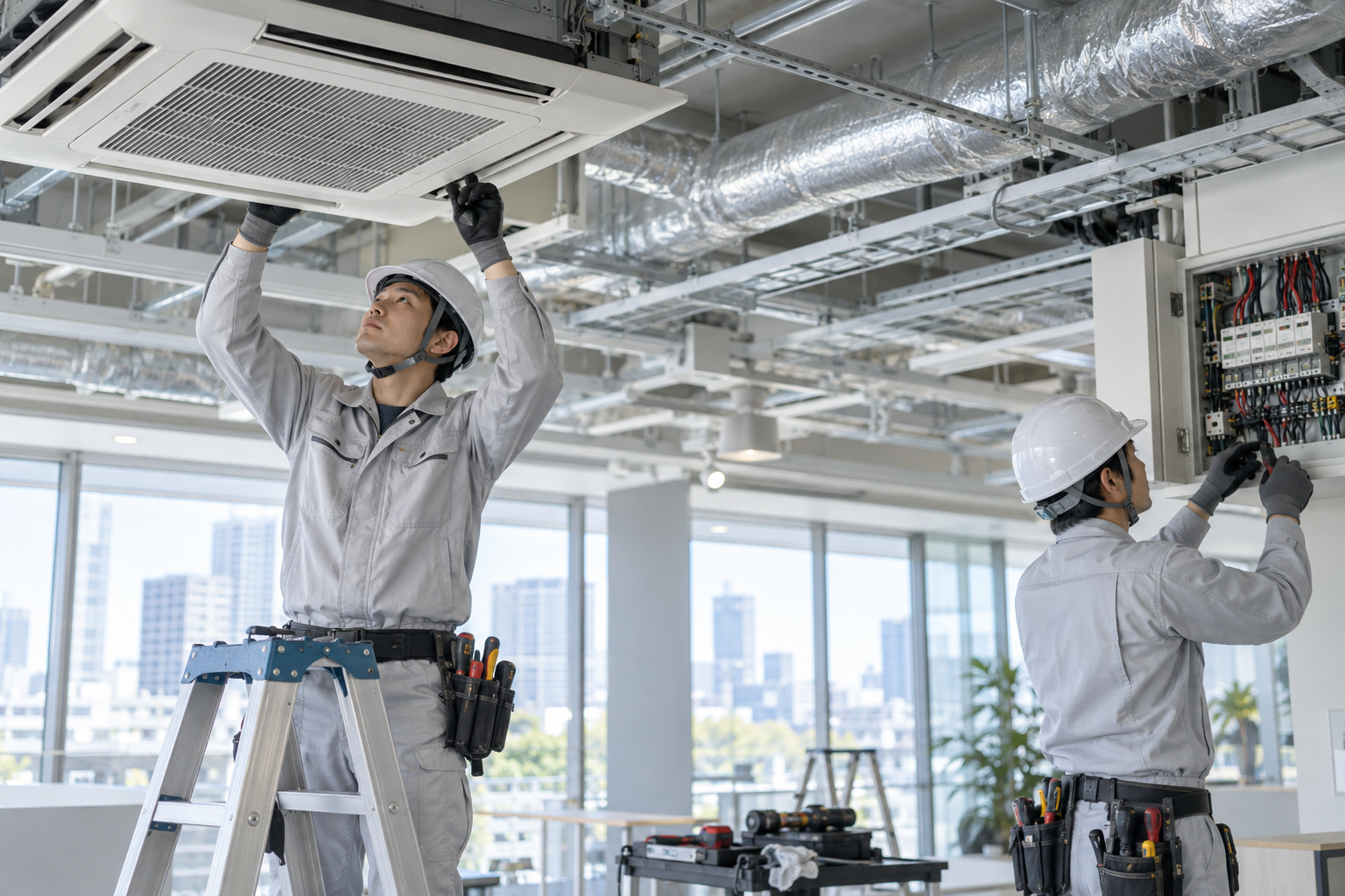 設備工事会社の制作例